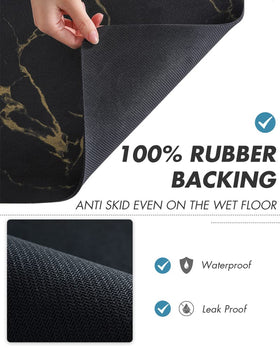 AMOAMI black and gold design adds style to kitchen counters.