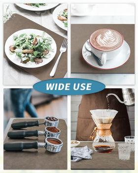 AMOAMI coffee mat versatile for kitchen counters and dish drying.