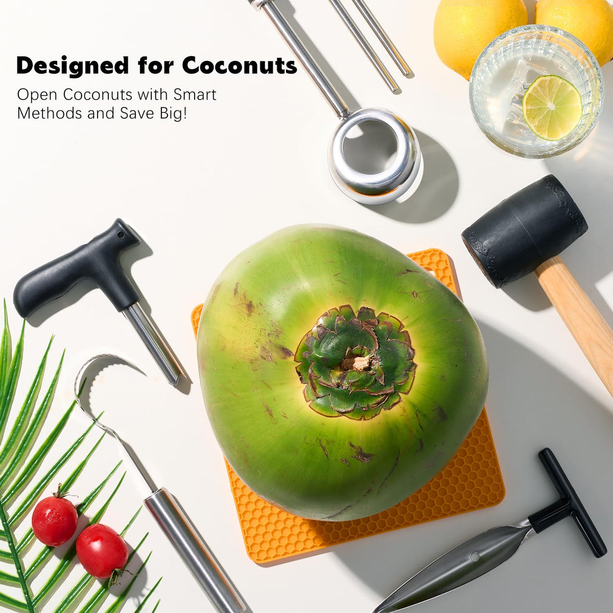 AMOHEE cleaning brush and storage bag for easy care and storage.