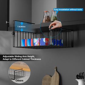 AmonHouseware adjustable hanging arm enables flexible placement for bigger items.