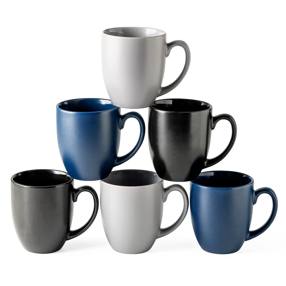AmorArc 16oz mug set of six for daily coffee and tea rituals.