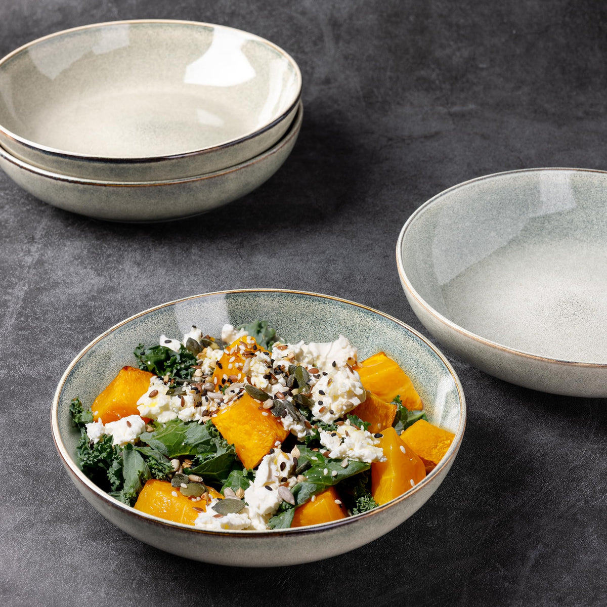 AmorArc bold table presence enhances everyday dining