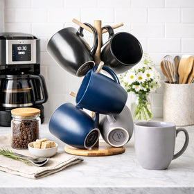 AmorArc 16oz capacity suits coffee or tea needs.