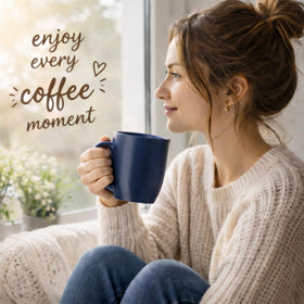 AmorArc sturdy-base mug designed for stability during daily coffee or tea.