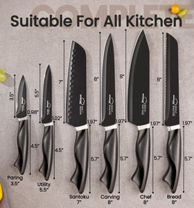 Amorston 8-inch chef knife for versatile prep tasks