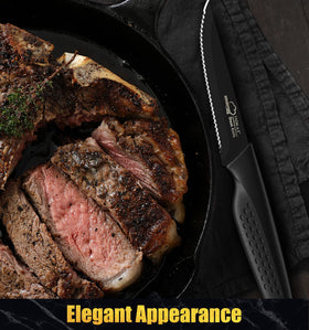 Amorston elegant black design complements modern tableware