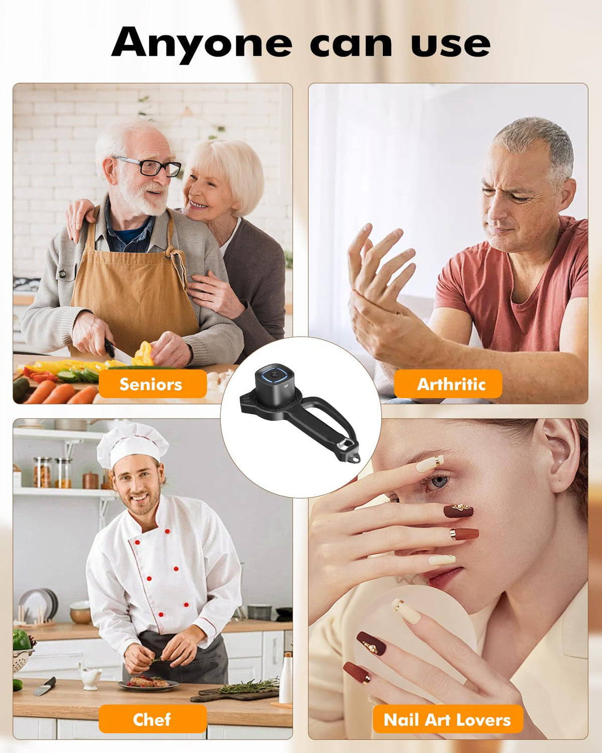AMOSA bottle opener feature for opening beer and soft drinks