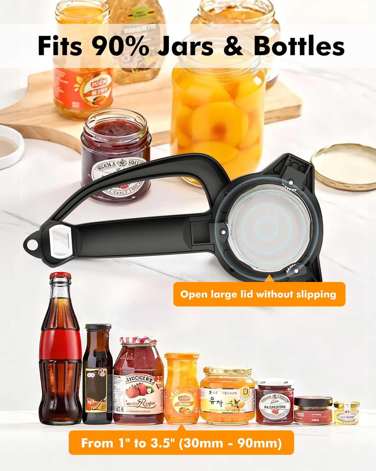 AMOSA electric jar opener in use demonstrating one-button operation for quick access
