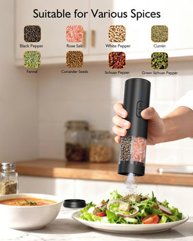 AMOSA includes spice baffle and cleaning brush.