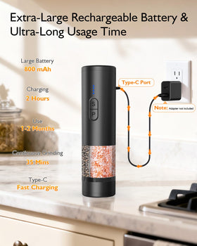AMOSA one-handed operation for easy grinding during cooking.