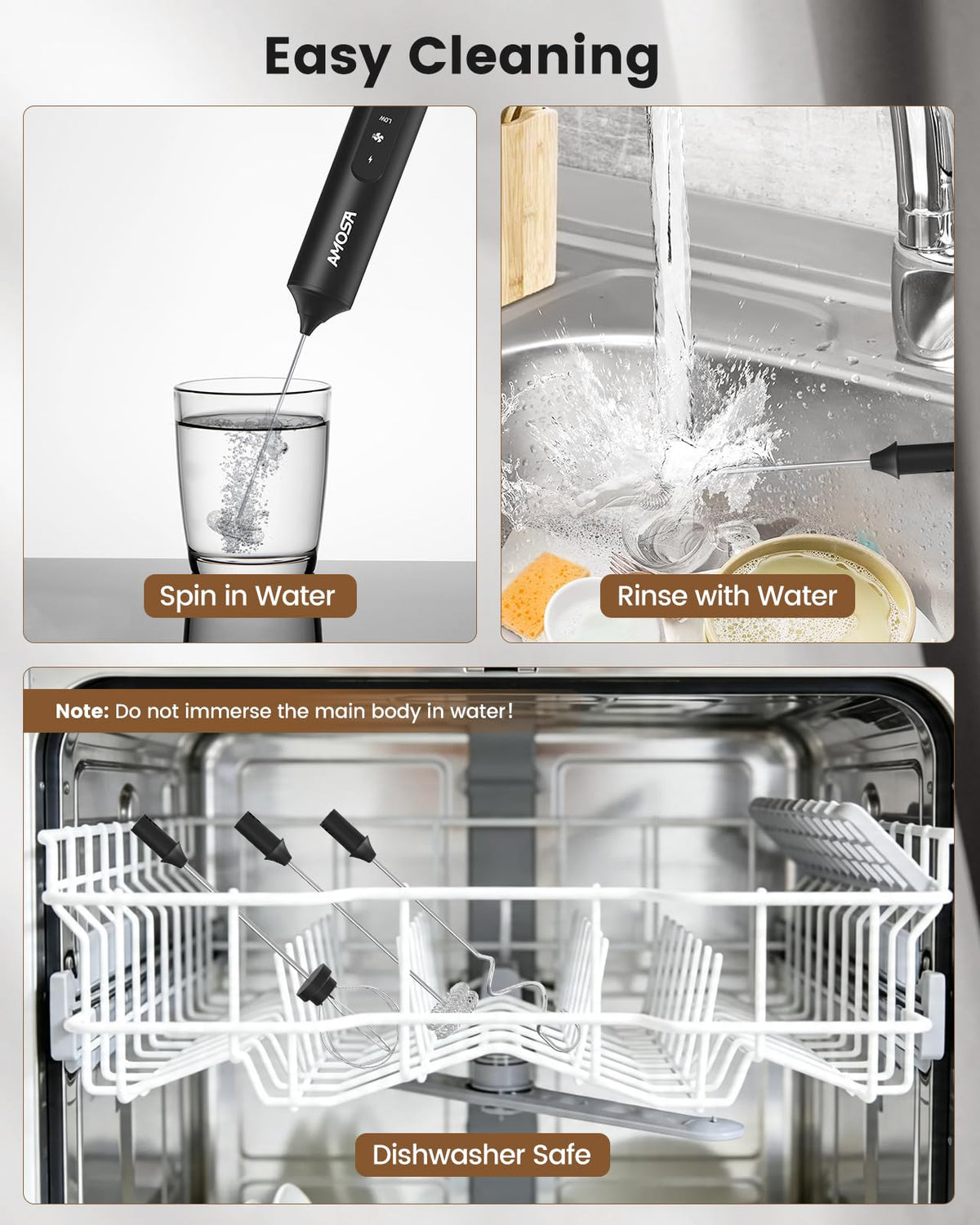 Silent operation with anti-vibration design for quiet mornings