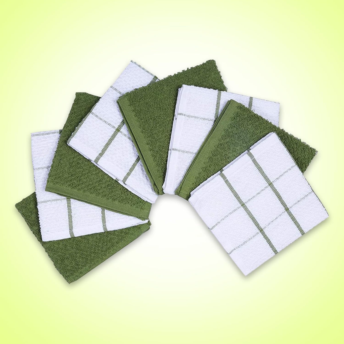 AMOUR INFINI cotton dish cloths soft touch for delicate dishes and surfaces.