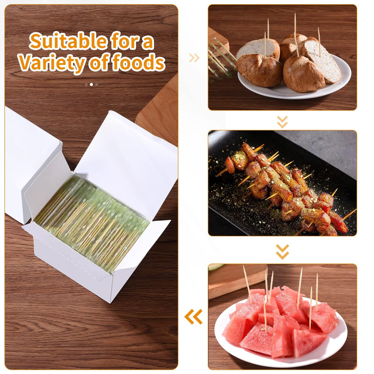 Amrankuo toothpicks for cocktails and garnishes streamline serving