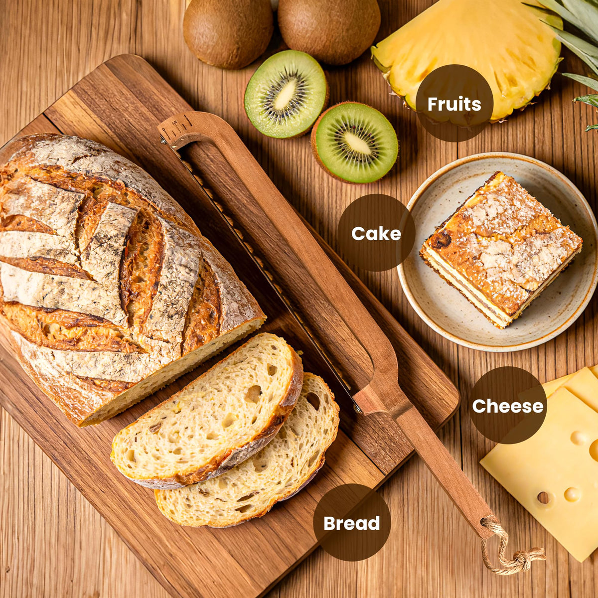 AMROAH authentic wooden craftsmanship adds warmth to any kitchen.