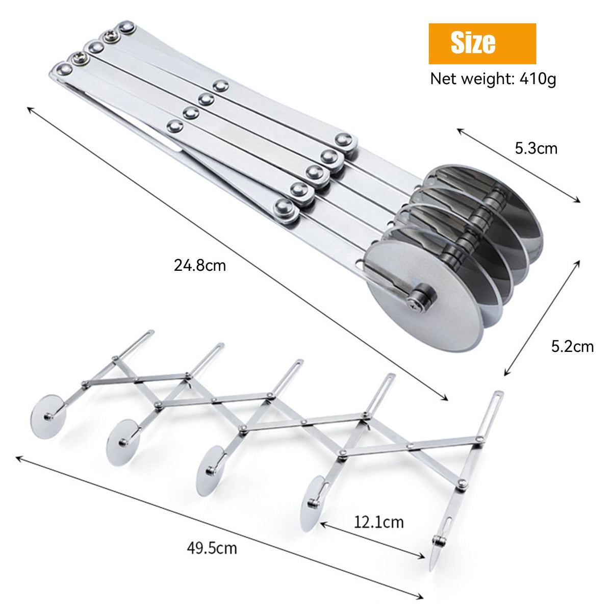 Amroicus easy-clean stainless surface supports quick cleanup after use.