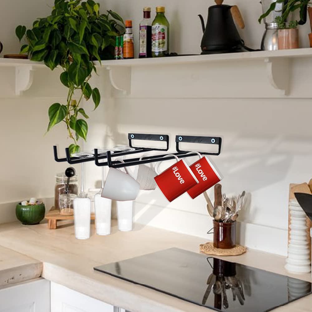 AMUFYSHH easy-install hardware enables quick under-cabinet mounting.