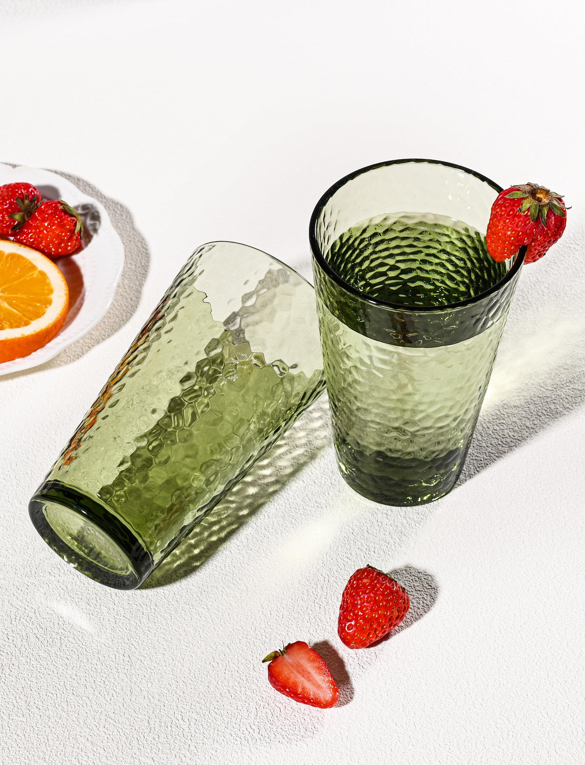 Amyoole gift-ready hammered glass set, a thoughtful housewarming present