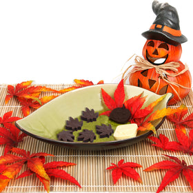 Amyandone non-stick design allows easy demolding of delicate leaves.