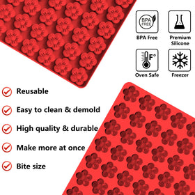 Amyandone scraper included with plum blossom mold for precise demolding