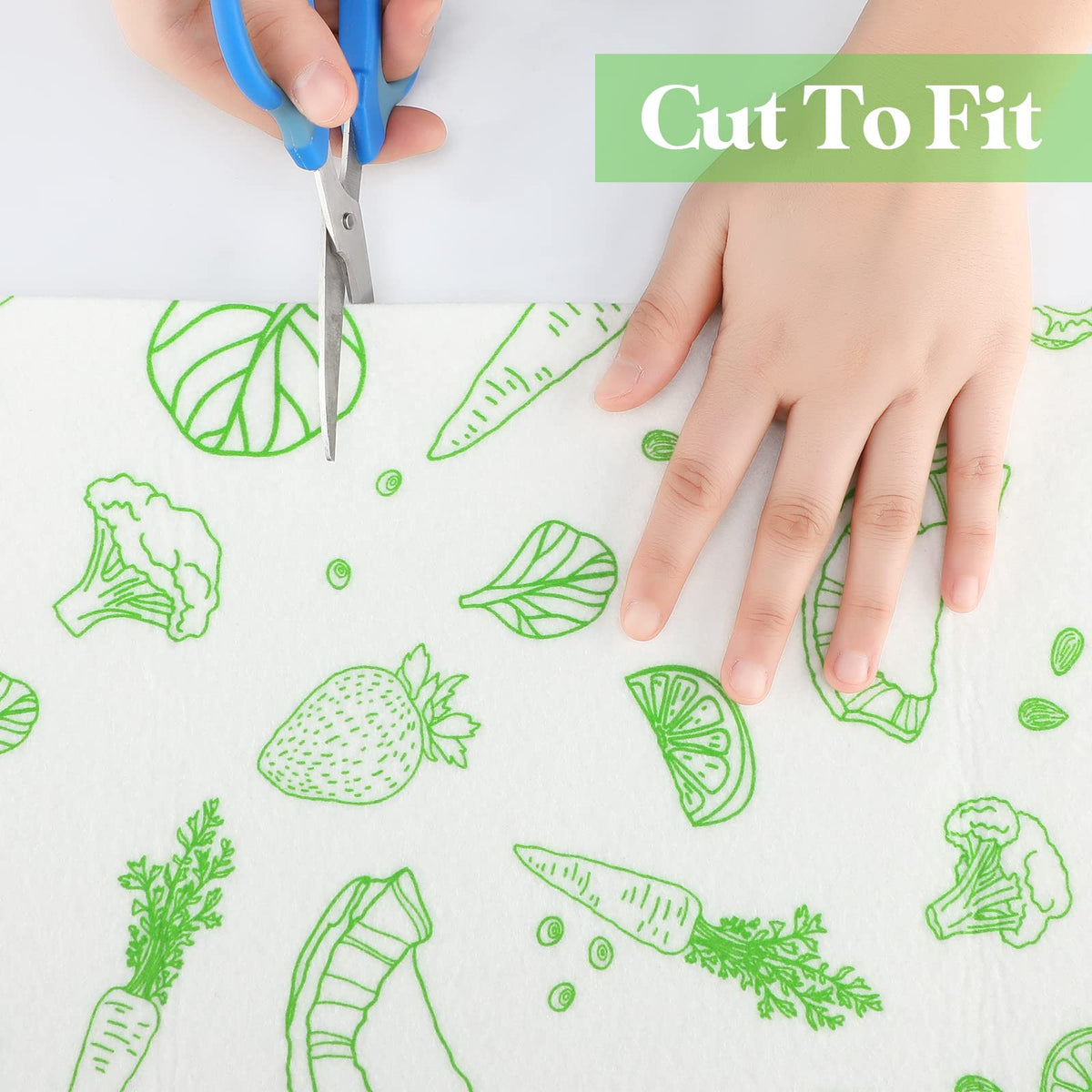 Amyhill fridge mat washable for reusable kitchen organization