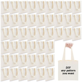 Amylove mini tote bags natural front view for daily use and gifting