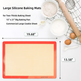 AMYONE pan-fit two-thirds mat aligns perfectly on standard trays
