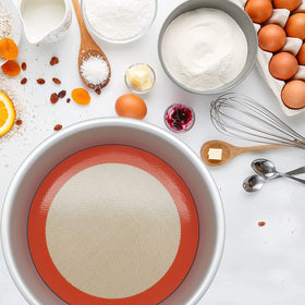 AMYONE round silicone mat rolling mat for doughs and parchment-free baking