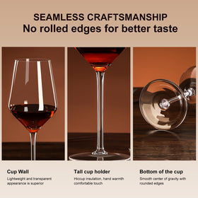 Amyoole Pinot/Bordeaux/Chardonnay-friendly wine glass for versatile pairings