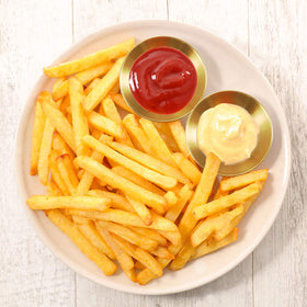 Amytalk compact 3.2 inch dish holds about 100ml for sauces.