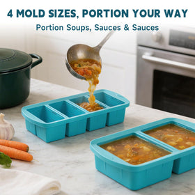 Stainless-steel frame supports Amz Jet freezer trays for sturdiness