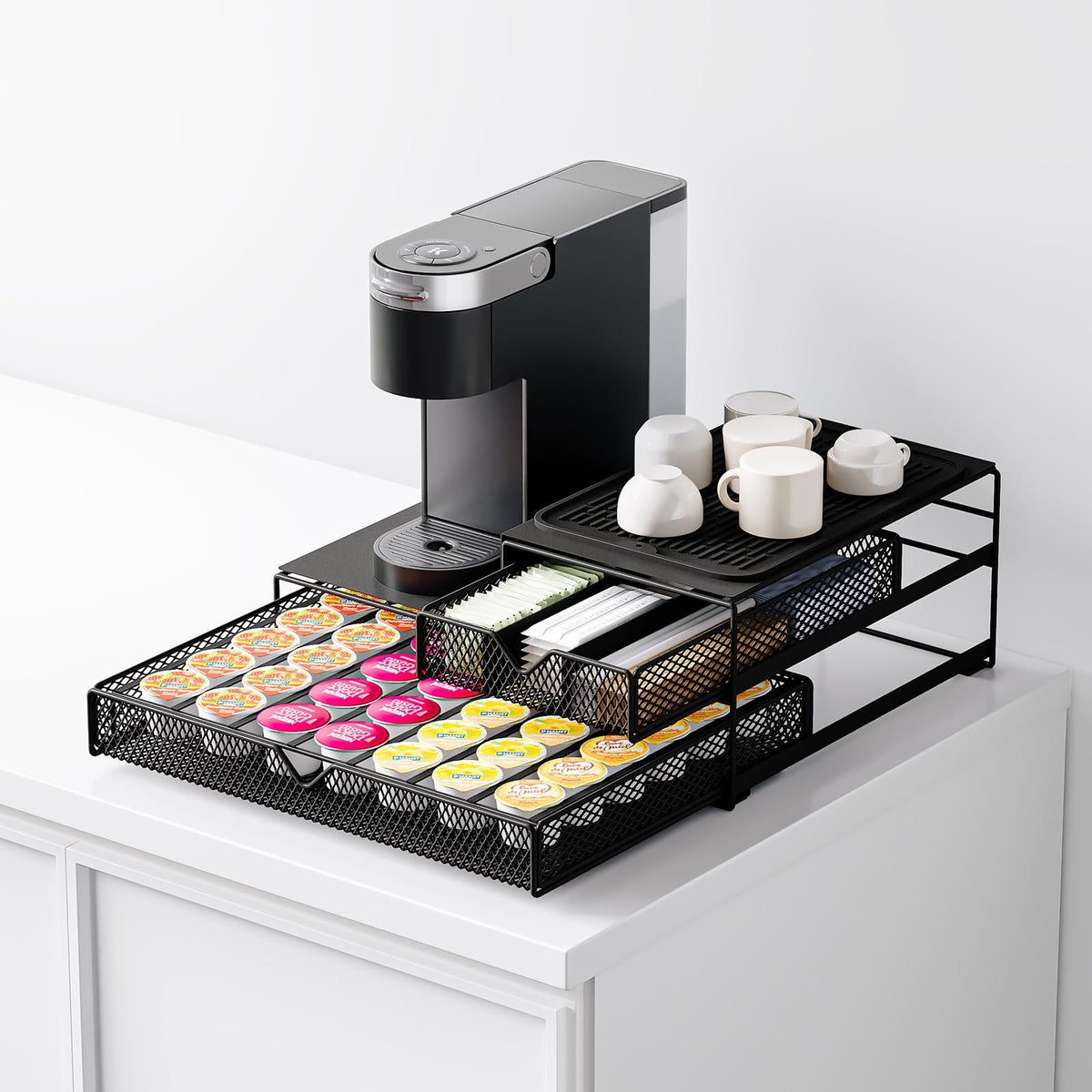 AmzAge K Cup Organizer ships ready to use with no assembly