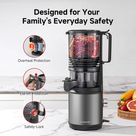 AMZCHEF fully detachable parts simplify cleaning and reach corners
