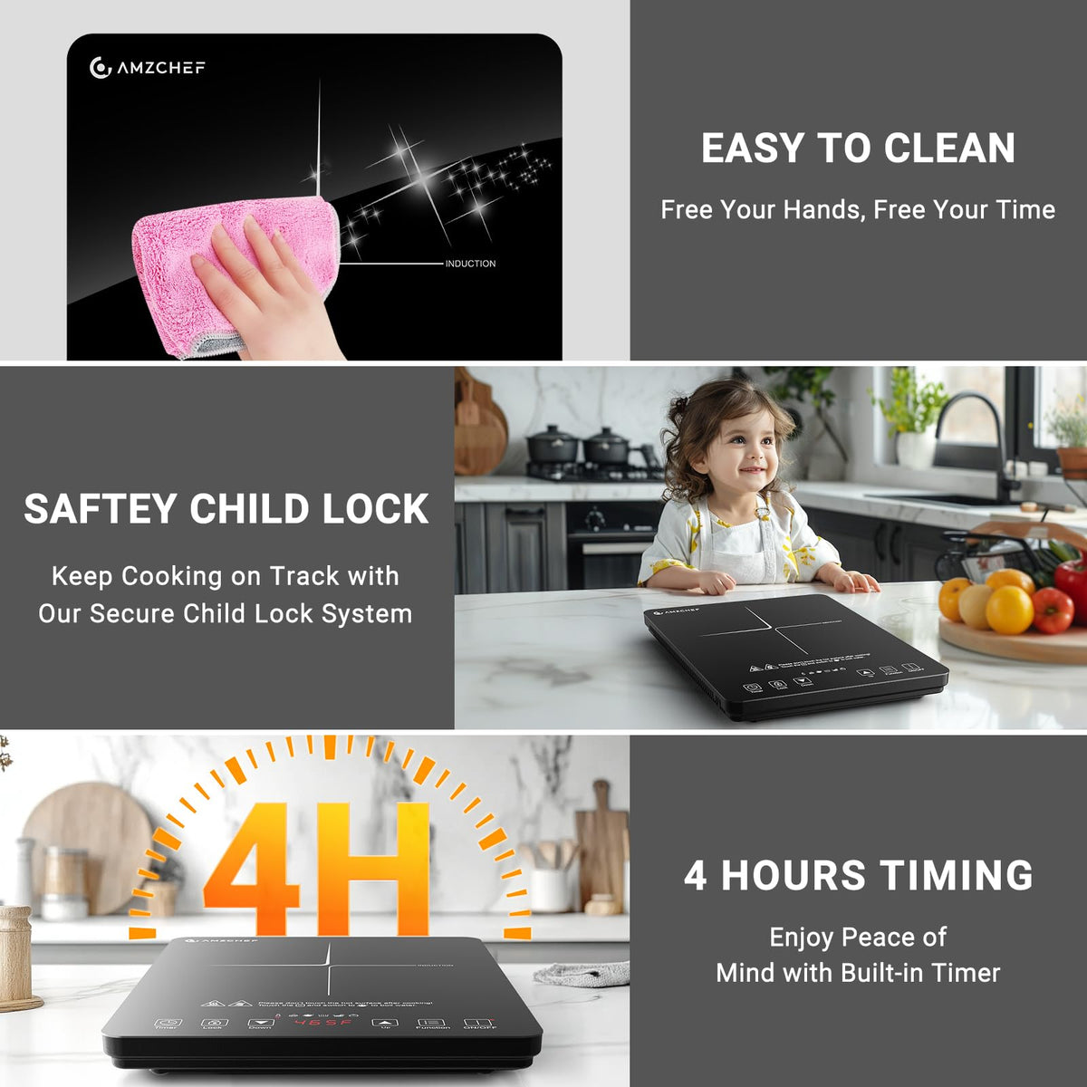 AMZCHEF fits 4 to 10 inch pans with magnetic bottoms