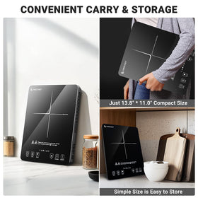 AMZCHEF lightweight portable design for any countertop setup