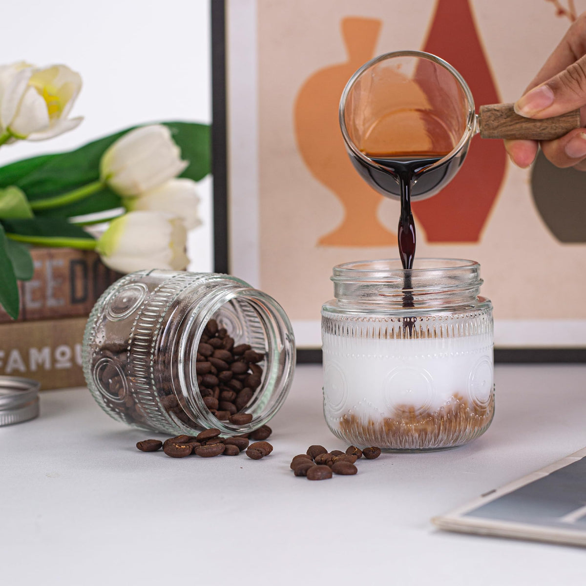 Amzcku 8oz canning jar ideal for spices and small treats