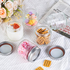 Amzcku sunflower-pattern mason jar adds elegant storage display
