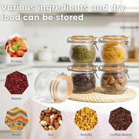 Amzcku coffee storage jar showing ready-to-use bulk coffee.
