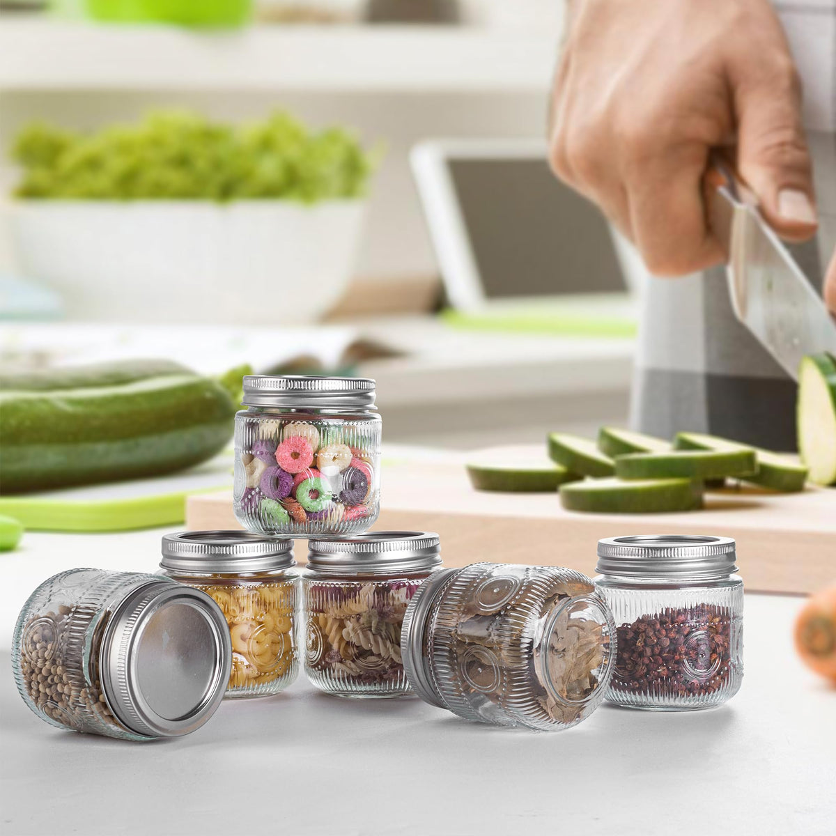 Amzcku DIY crafts jar for gifts and home decor
