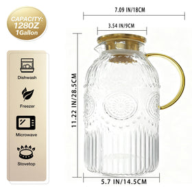 Amzcku vintage fluted design adds charm to table settings.