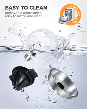 Amzpass anti-drip spout keeps countertops clean during juicing.