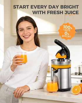Amzpass dishwasher-safe parts simplify cleanup after juicing.