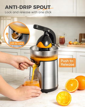 Amzpass small-cone attachment handles lemons and limes with ease.