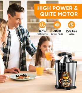 Amzpass juicer stainless-steel-body demonstrates durability and a sleek kitchen look