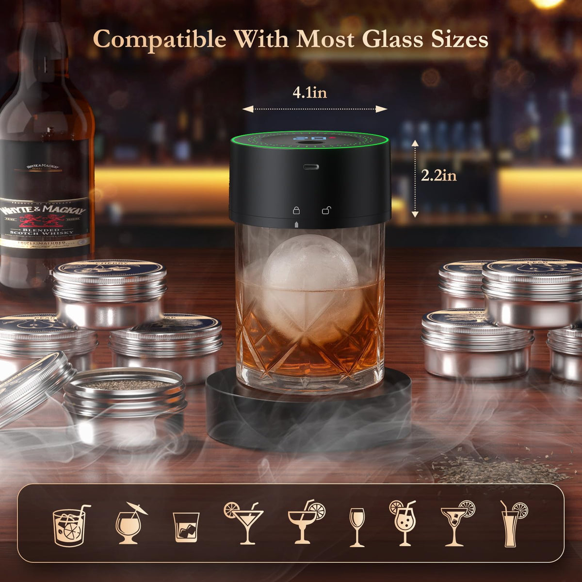 Amzseat gift-ready packaging makes a thoughtful present for whiskey lovers.