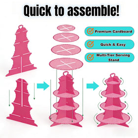 AMZWKT moisture-resistant dessert stand suitable for multiple events