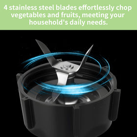 ANABIUP durable glass construction for daily blending tasks