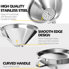 Anaeat funnels medium size ideal for powders and dry ingredients
