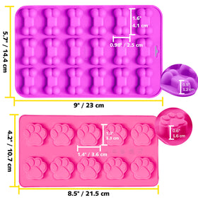 Anaeat easy demold silicone mold lets you push pieces out cleanly.