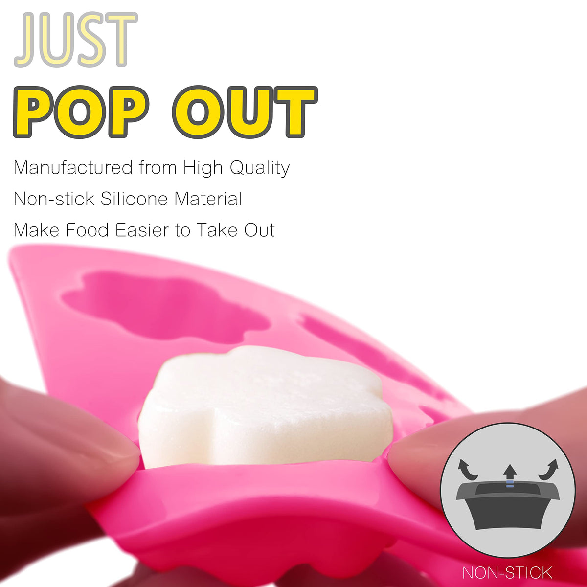 Anaeat high-heat silicone mold safely handles baking from -40°C to 230°C.
