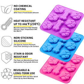 Anaeat oven-safe silicone mold suitable for baking and freezing